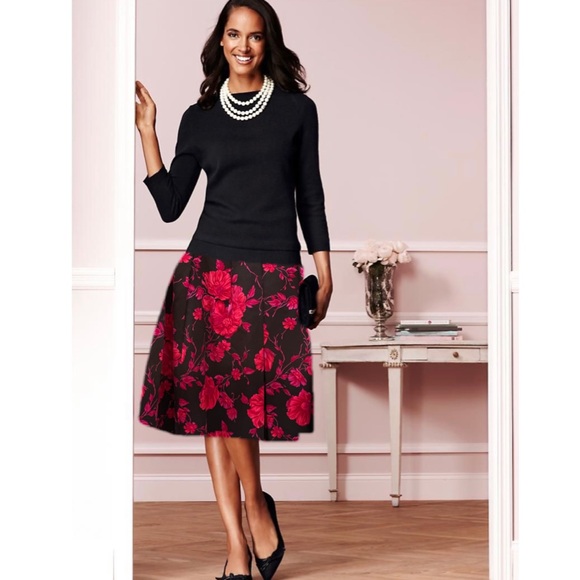Talbots Dresses & Skirts - Talbots | A-Line Silk Blend Full Skirt